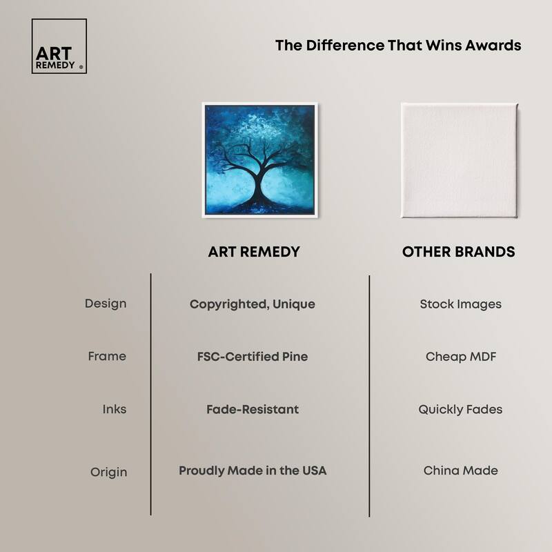 Tree of Opposites III Canvas by Art Remedy
