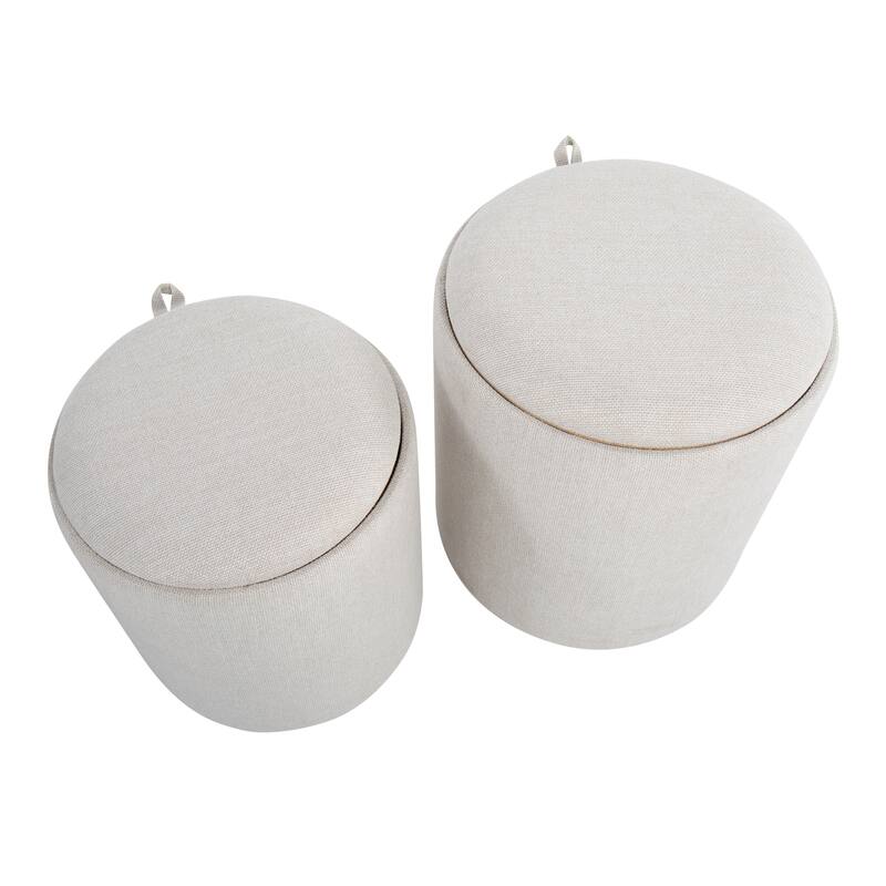 Carson Carrington Astrid Tray Top Nesting Ottoman Set