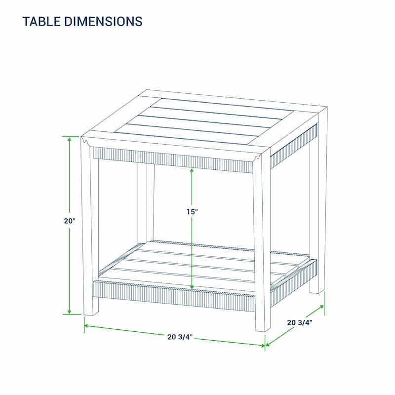 Cambridge Casual Nassau 3-Piece Teak Wood Outdoor Chat Set