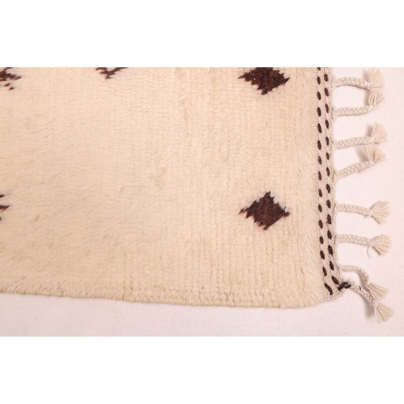 ECARPETGALLERY Hand-knotted Pak Finest Marrakesh Cream Wool Rug - 8'4 x 9'8