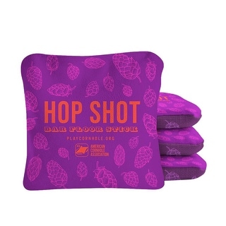 Hop Shot Purple Dual Sided Cornhole Bags