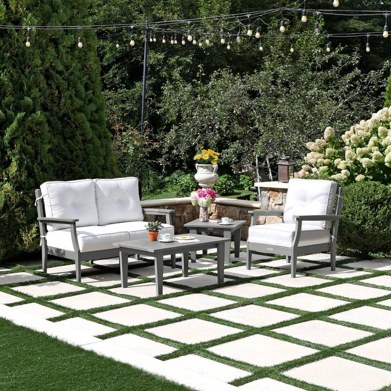 HIGHWOOD Lehigh 4-Piece Deep Seating Set