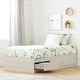 preview thumbnail 2 of 5, South Shore Fynn Twin Mates Bed (39") with 3 Drawers