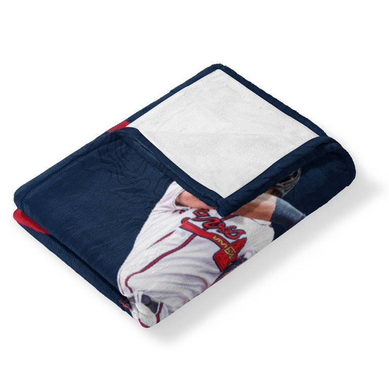 MLB Atlanta Braves Player Silk Touch Throw Blanket