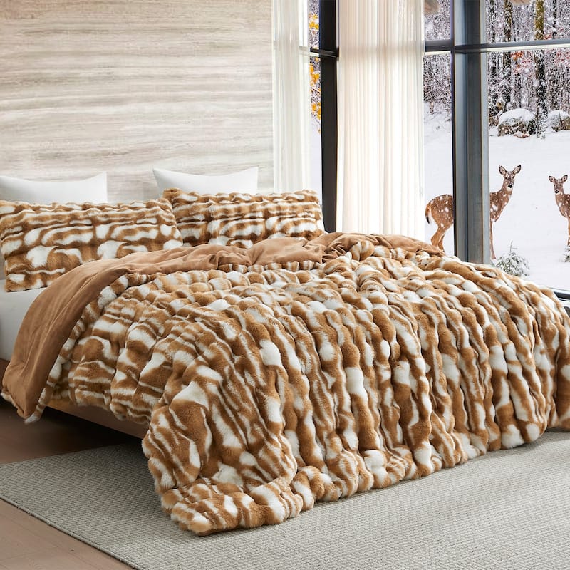 Oh Deer® - Coma Inducer® Oversized Comforter Set - Fawn Brown - King