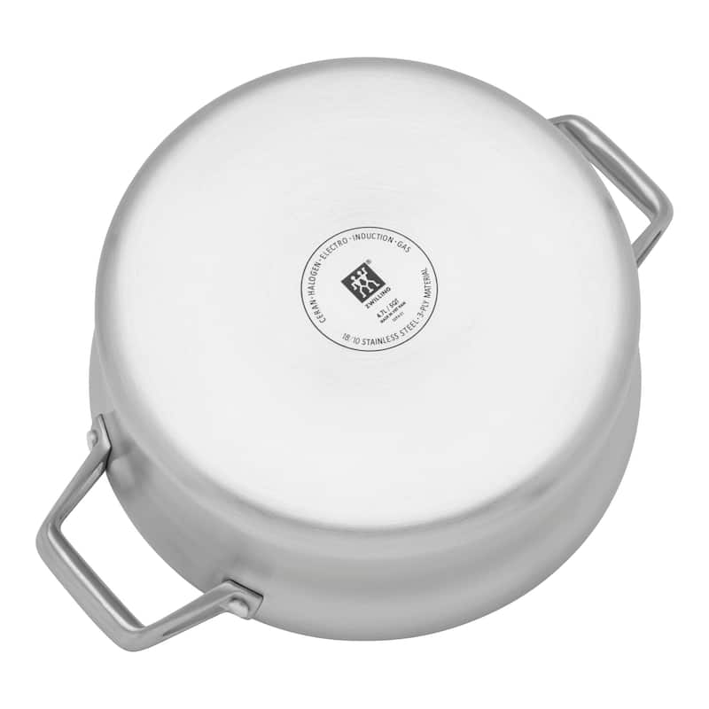 ZWILLING Motion Stainless Steel 5-qt Stainless Steel Dutch Oven with Lid