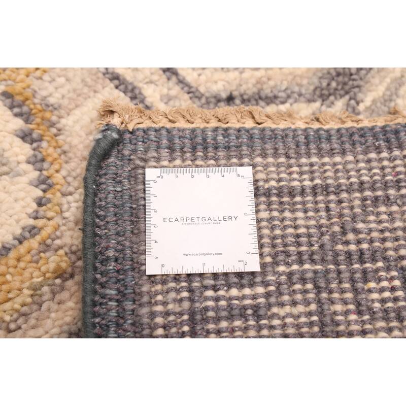 ECARPETGALLERY Hand-knotted Jules Serapi Navy Wool Rug - 8'1 x 9'10