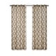 preview thumbnail 74 of 81, Madison Park Westmont Fretwork Print Grommet Top Window Curtain Panel