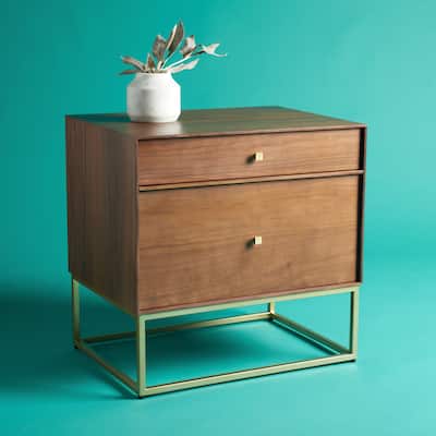 SAFAVIEH Couture Anghelina 2-Drawer Nightstand