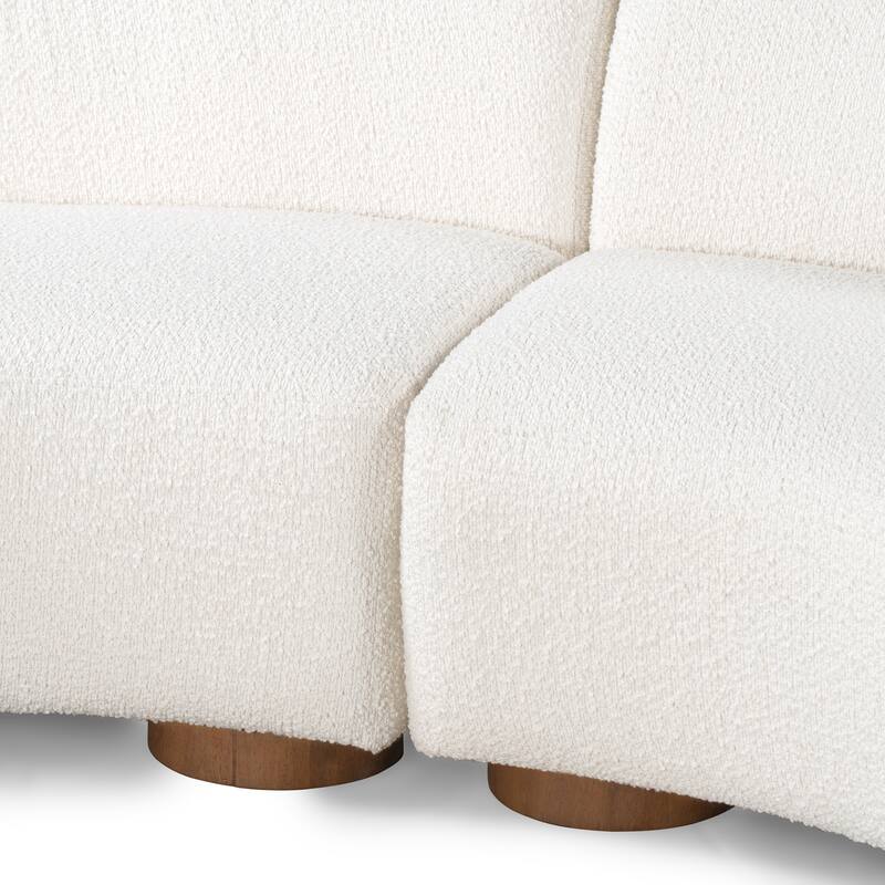 Classic Home Octavia Sectional in Ivory