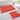 2 Piece Set Coral Soft Cozy Plush Chenille Bath Mat Bathroom Rug