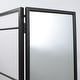 preview thumbnail 5 of 7, Ravvi Contemporary Black Coat Stand with Mirror by Furniture of America