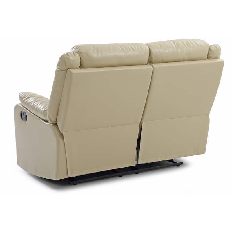 Ward Faux Leather Double Reclining Loveseat