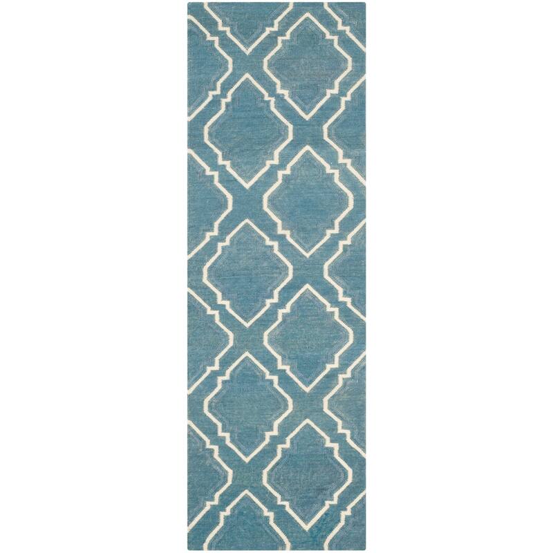 SAFAVIEH Handmade Flatweave Dhurries Kumiko Modern Wool Rug