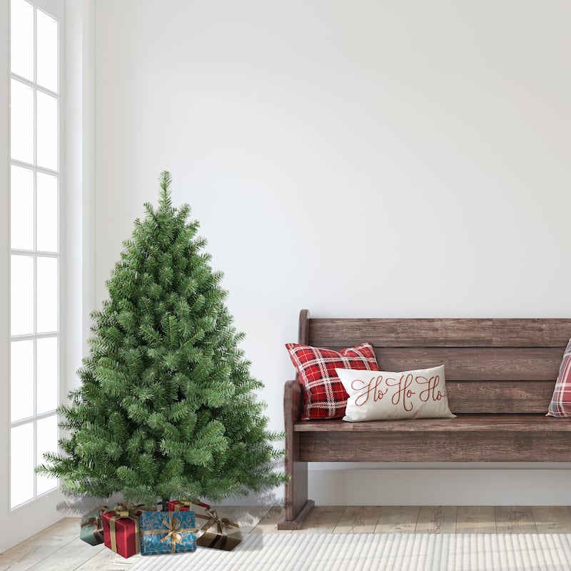 Puleo International 4.5' Vermont Spruce Artificial Christmas Tree - Green