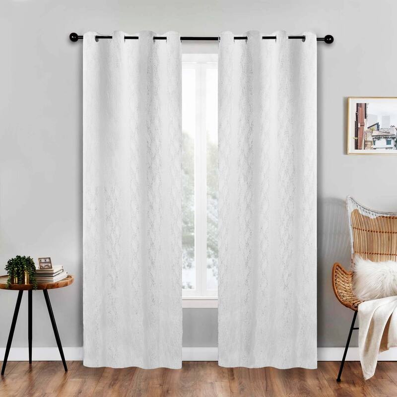 Superior Zuri Washable Room Darkening Curtains, Set of 2 Panels