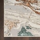 preview thumbnail 6 of 6, Nourison Illusion Indoor only Cream / Ivory Abstract Area Rug - 5' 3" x 7'