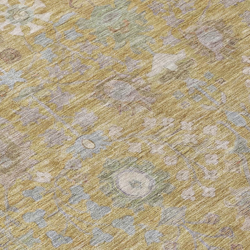 Machine Washable Indoor/ Outdoor Traditional Classic Chantille Rug