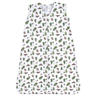 Luvable Friends Baby Boy Sleeveless Jersey Cotton Sleeping Bag, Sack, Blanket, Moose Jersey