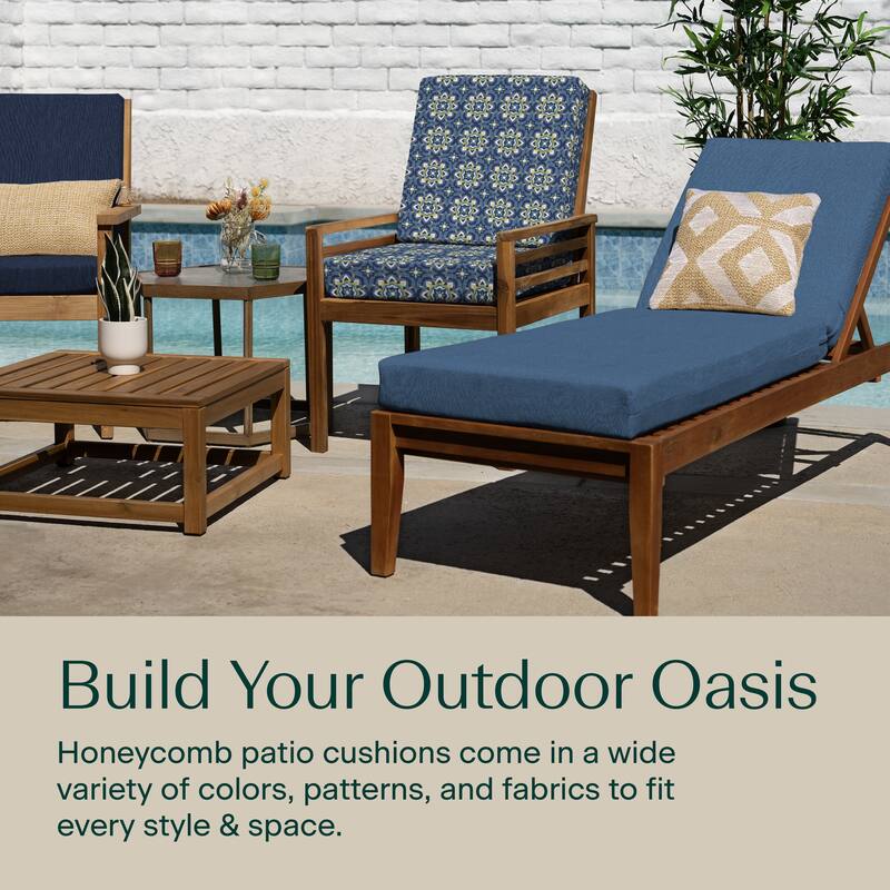 Outdoor Highback Dining Chair Cushion