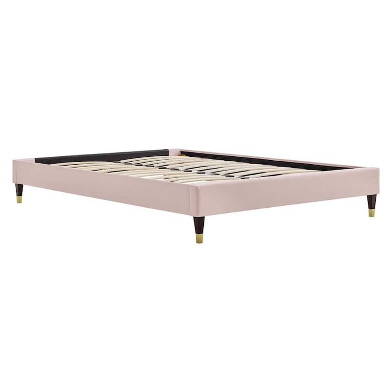 Adelaide Performance Velvet King Platform Bed