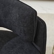 preview thumbnail 26 of 43, Modern Relvet Accent Chair with Spacious Round Seat for Living Room