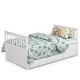 preview thumbnail 33 of 34, Costway Twin Captain's Bed Bunk Bed Alternative w/ Trundle & Drawers
