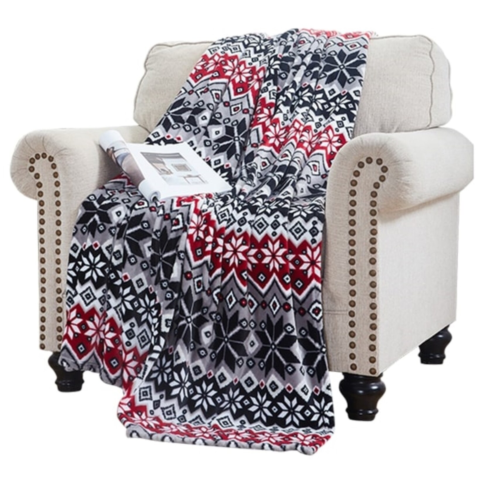 Elle Home Plush Oversized Throw Blanket Silky Soft Flannel Fleece Soft and Cozy for Bed and Couch Bed Bath Beyond 33238857