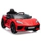 preview thumbnail 15 of 45, 12V Kids Ride on Car Licensed Corvette Red