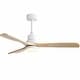 preview thumbnail 2 of 97, Sofucor 48/52 Inch Wood Ceiling Fan with Light and Remote/Smart App Voice Control, Dimmable Lights Included 52-Smart(Remote+APP+Voice Control) - White with Natural Wood Blades