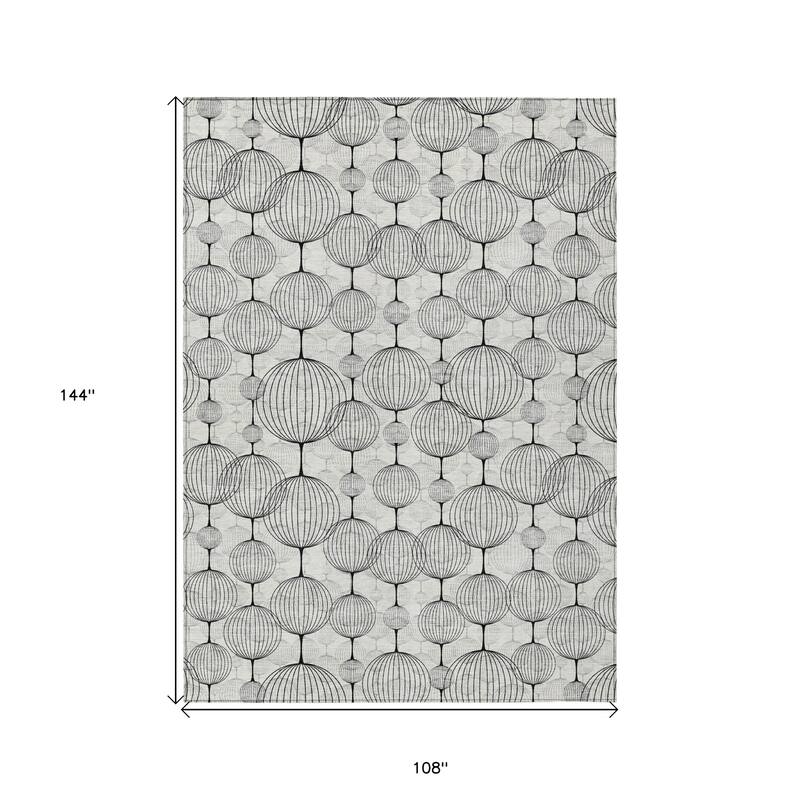 HomeRoots Geometric Transitional Rectangle Outdoor Rug