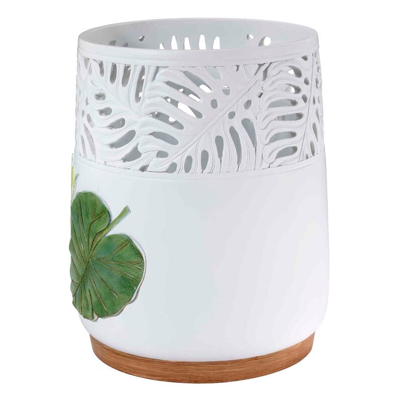 Avanti Linens Viva Palm Wastebasket