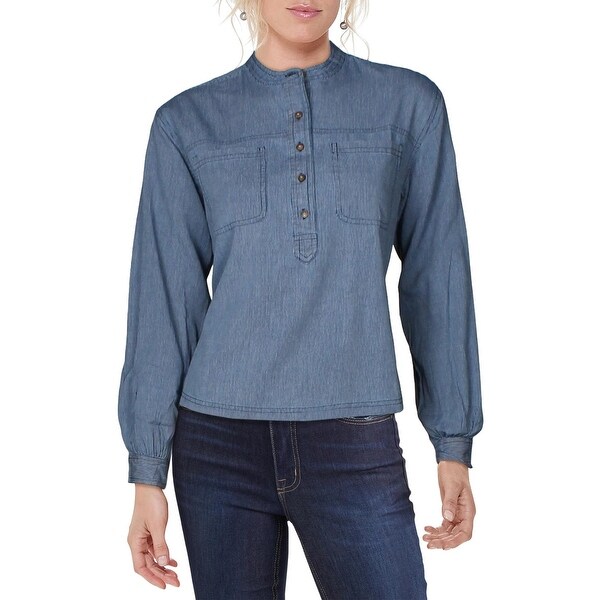 Lucky Brand Womens Edie T-Shirt Cotton Striped - Bright Blue. Opens flyout.