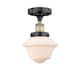 Option Matte White / Black Antique Brass