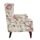 Upholstered Nailhead Trim Armchair Wingback Accent Chairs Set of 2