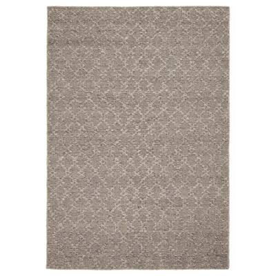 ECARPETGALLERY Braid weave Sienna Grey Wool Rug - 5'3 x 7'7