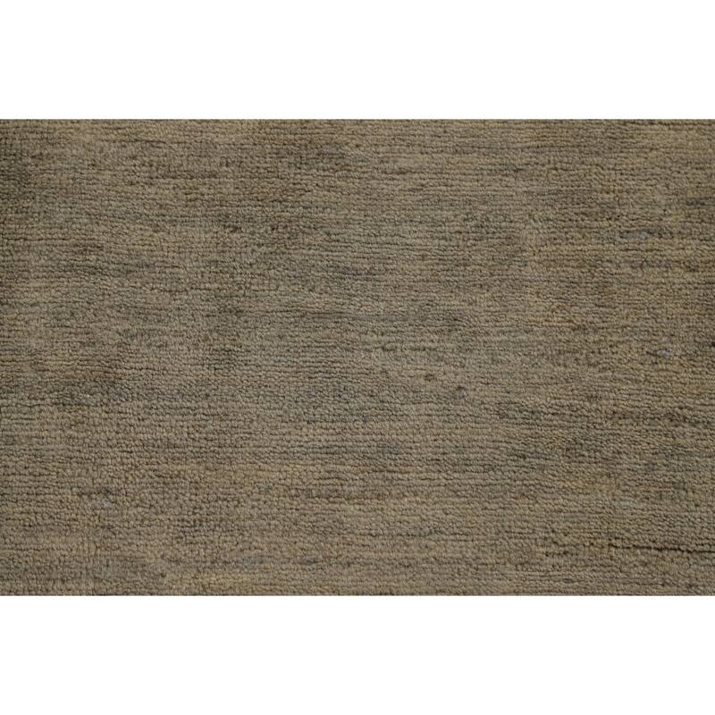 Gabbeh Modern Area Rug Hand-Knotted Wool Carpet - 4'9" x 6'7"