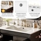 preview thumbnail 30 of 161, GDFStudio - Elysia Wood Bathroom Vanity with Ceramic Sink & Storage Cabinet Organizer