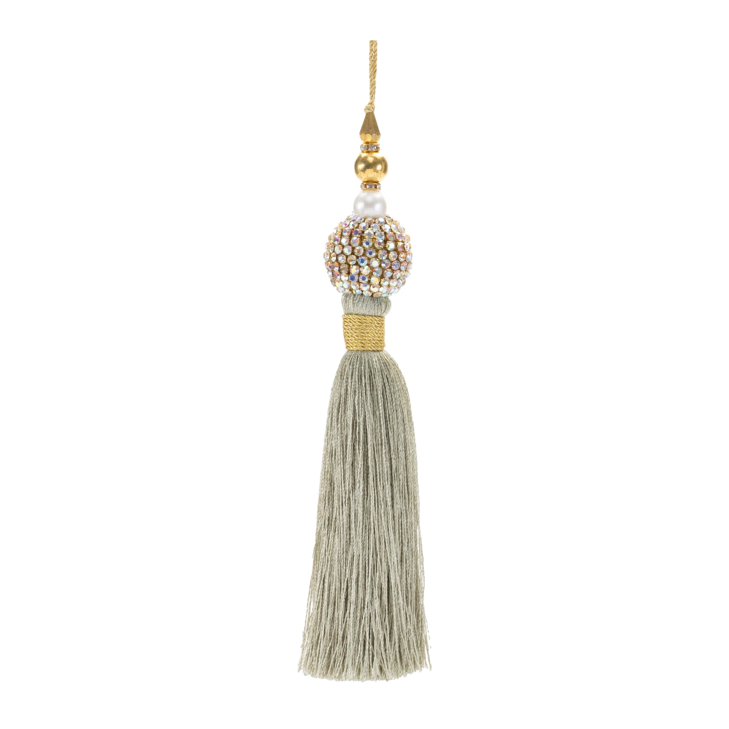 Jeweled Tassel Ornament (Set of 4) - N/A