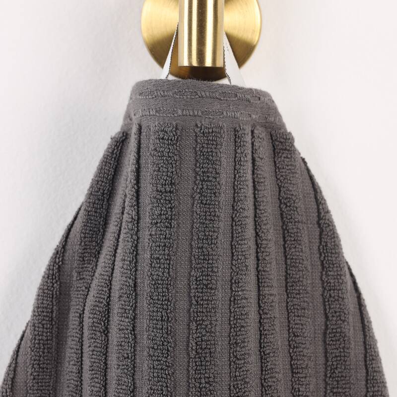 Superior Soho Ribbed Cotton Hand Towel Set of 4