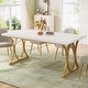 White Dining Table, 63undefined L x 31undefined W x 30undefined H ...