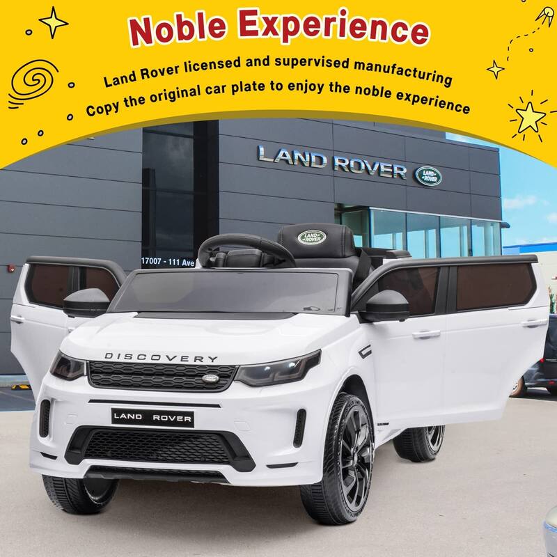 Ride on Cars for Kid 4-8, 12V Licensed Land Rover