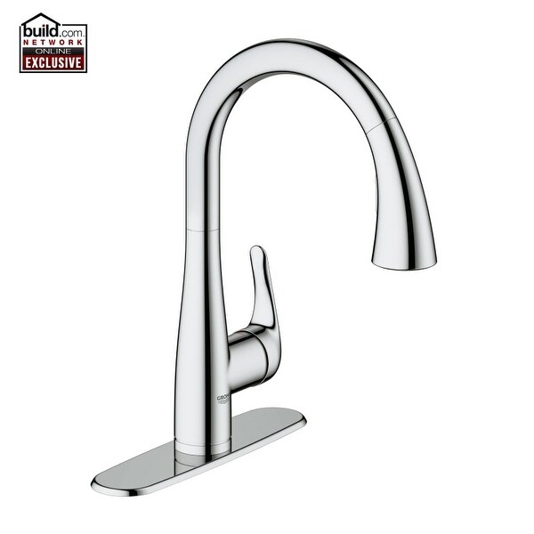 Shop Grohe 30 211 Elberon Transitional Pull Down Kitchen Faucet