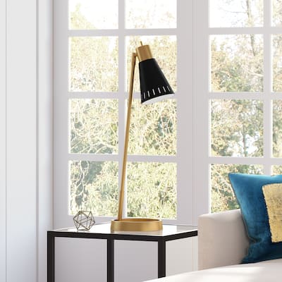 Kintam 27" Tall Table Lamp with Metal Shade