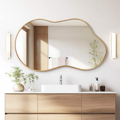 Irregular Wall Mirror Asymmetrical Decorative Wall Mirror