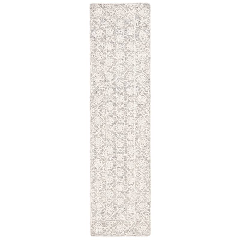 SAFAVIEH Handmade Ebony Verdi Modern Wool Rug