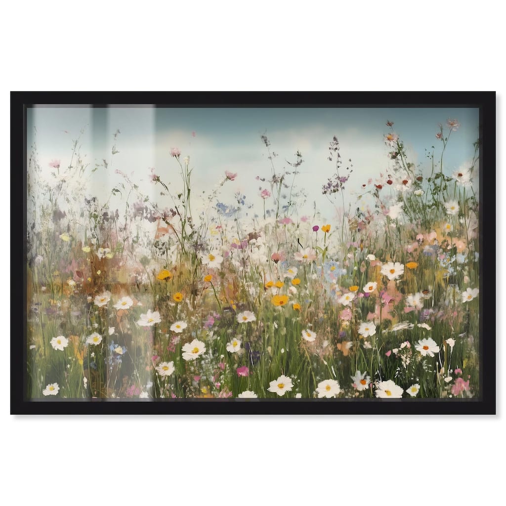 Glimmering Glade Garden III Shadowbox by Art Remedy