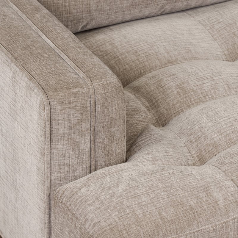 Poly & Bark Vernon 99" Sofa in Taupe Brown