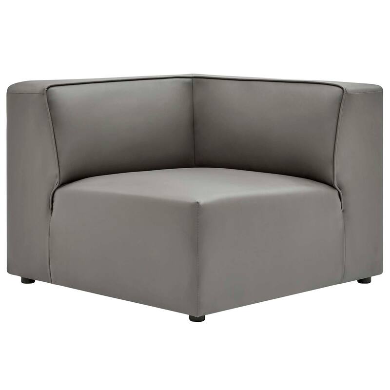 Mingle Vegan Leather 5-Piece Sectional Sofa