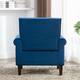 Morden Fort Velvet Upholstered Armchair, Bedroom Accent Chair, for Living Room Bedroom Club Office